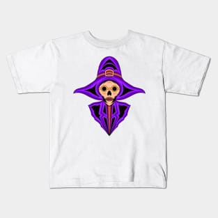 Purple Cool Custom blue grim reaper Kids T-Shirt